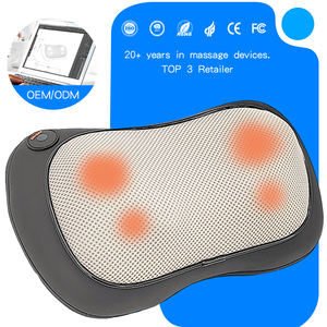 Cojín de masaje de hombros y cuello Shiatsu eléctrico con calefacción, aplicación de cabeza de cuerpo con vibración para coche, uso doméstico, asiento de almohada para amasar en la espalda - Product Image 1