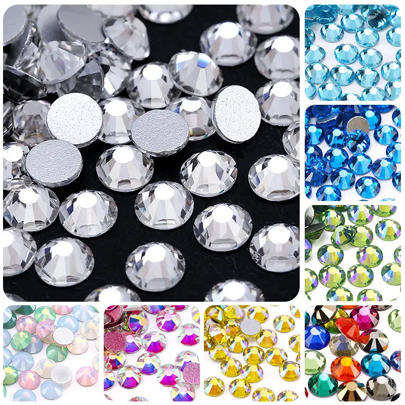 โรงงานขายส่ง rhinestones หินแก้วตอบรับที่ดี 100% สําหรับผู้หญิงชุดมีฮู้ด applique ถ่ายโอนเล็บแพทช์