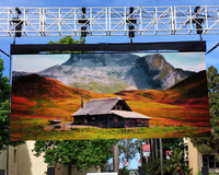 Pantalla LED de Pared, Paquete Completo P2.604, Alquiler para Exteriores, IP65, Animación, Tienda Minorista, Entrada de Señal DVI, LED de 2.6mm