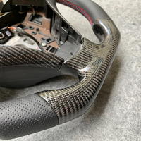 Volant sport à 3 branches en cuir perforé et fibre de carbone personnalisé RPPF pour E60/E63 525i/530i