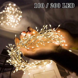 6M 200L <span class=keywords><strong>Adaptateur</strong></span> Contrôleur <span class=keywords><strong>Guirlande</strong></span> LED Pétard <span class=keywords><strong>Guirlande</strong></span> Lumineuse De Noël Cluster Lumière - Product Image 4