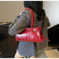 Sac à bandoulière vintage plissé en cuir PU grande capacité pour femme, nouvelle collection été 2025, avec deux fermetures éclair