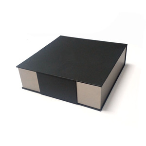 Custom magnetic flap cosmetic box with inlay