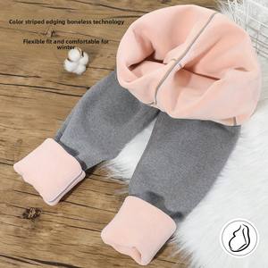 Cold-Proof Warm <strong>Maternity</strong> Pants Winter Fleece-Lined Thickened Cotton <strong>Leggings</strong> High Waist Adjustable Slim Fashion Wear - Product Image 4
