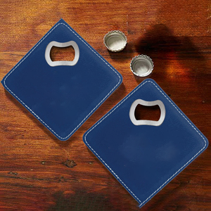 Ouvre-bouteille carré en acier inoxydable sous-verre ouvre-bouteille créatif porte-gobelet à bière tapis - Product Image 4
