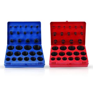 Nitrile Rubber O-Rings Set 382 Pcs Red And Blue Boxes For Automotive And Household Repair Sealing Kit - Product Image 1