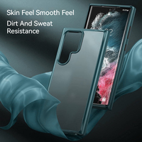 Coque de Téléphone Mobile Personnalisée avec Cadre en TPU et Couverture PC Magnétique Transparente, Texture Fibre, Antichoc et Protectrice pour Samsung S26 Ultra