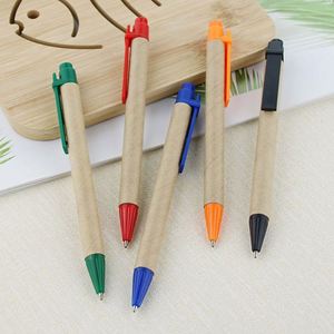 Budget Custom <b>Pens</b> Eco Inspired Kraftpaper Ballpoint <b>Pens</b> for Promotions Tradeshow Giveaways - Product Image 3