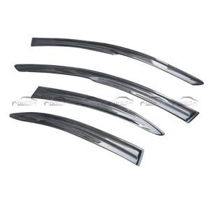 Carbon Fiber <b>Window</b> Visor Vent Sun <b>Shade</b> Rain Guard for LANCER EX EVO10 <b>WINDOWS</b> VISOR Car Styling - Product Image 3