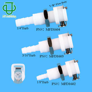 Vanne à plaque en plastique POM de haute qualité, série M, avec siège femelle moulé, filetage externe, grade de moulage, avec raccord rapide imitation CPC - Product Image 3