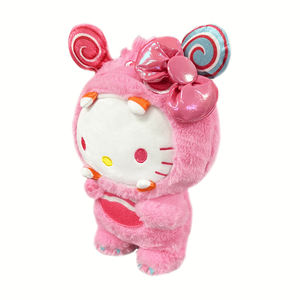 Peluche confortable pour filles, série fruits, mignonne, en forme de <span class=keywords><strong>dragon</strong></span> avocat à trois yeux, Halokitty, bleu, vert, rose, 3 couleurs au choix - Product Image 5