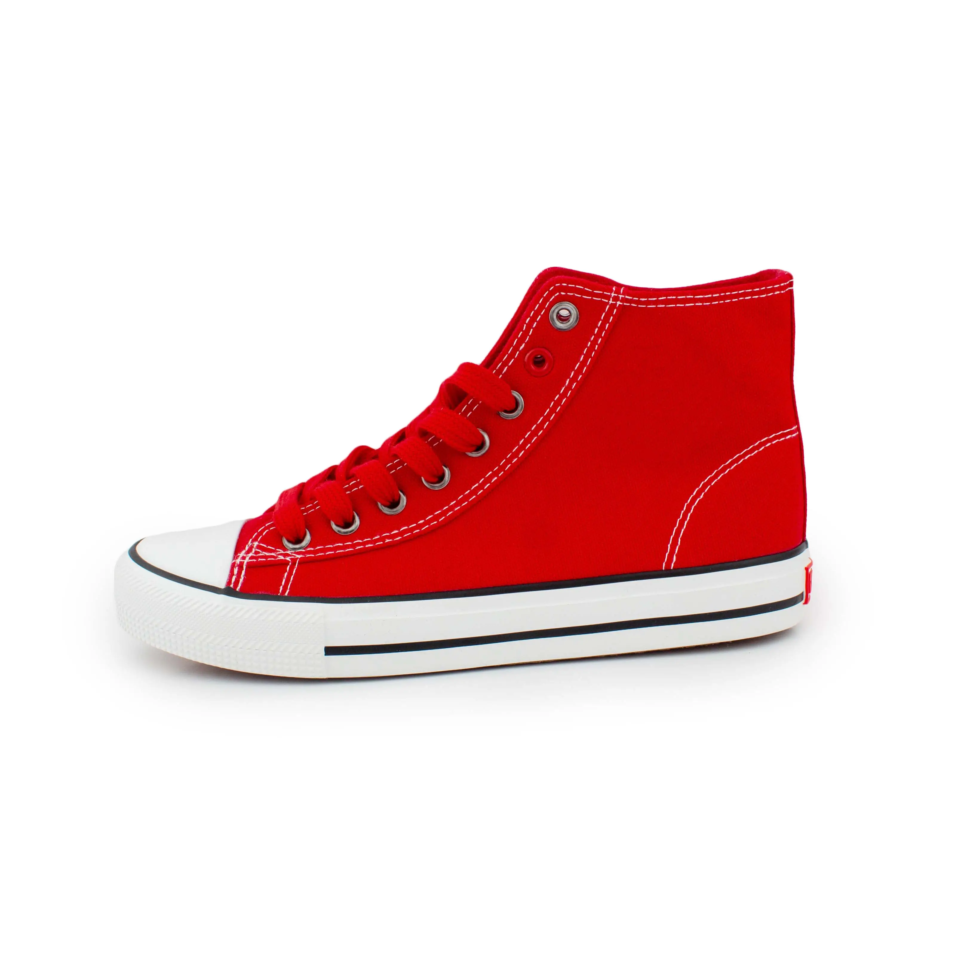 Customized Laces Logo High Top red canvas shoes luxury for men shoes casual sport