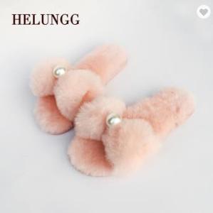2024 in vogue New Model Winter Warm <strong>Wool</strong> Home Indoor <strong>Slippers</strong> for Women - Product Image 5