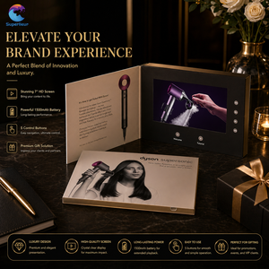 Brochure <span class=keywords><strong>Video</strong></span> Digitale Aziendale di Lusso con Logo Personalizzato, Schermo IPS HD da 7 Pollici, Formato A5, Arte Popolare, Certificato CE - Product Image 5