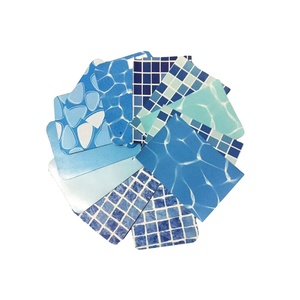 Couronne d'eau <span class=keywords><strong>prix</strong></span> du fabricant PVC revêtement de piscine personnalisé mosaïque bleu eau anti-dérapant doublure en vinyle - Product Image 5
