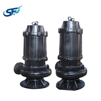 Pompe submersible pour eaux usées 43m³/h, hauteur de refoulement 13m, 3kW, triphasée 380V, accouplement automatique pour drainage de chantier CE