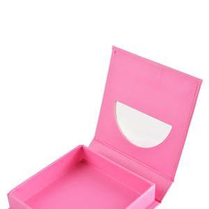 Shenzhen Eco Vriendelijke Aangepaste Afdrukken Karton Papier Verpakking Wimper Dozen Met Gouden Logo - Product Image 4