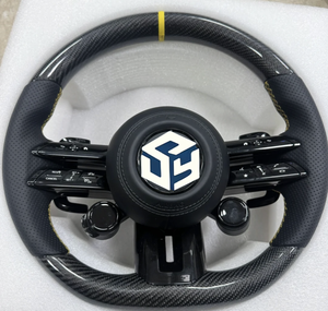 Volante <span class=keywords><strong>OLED</strong></span> in Fibra di Carbonio per Mercedes Benz W206 W205 W204 W222 W223 W213 W177 W463AMG GT GLS63 GLE63 SL63 - Product Image 1