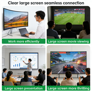 Cable Adaptador DP <span class=keywords><strong>a</strong></span> <span class=keywords><strong>HDMI</strong></span> WISTAR OEM/ODM 4K60Hz, Adaptador DP <span class=keywords><strong>a</strong></span> HDMI2.1 para Laptop, Proyector, PC - Product Image 4