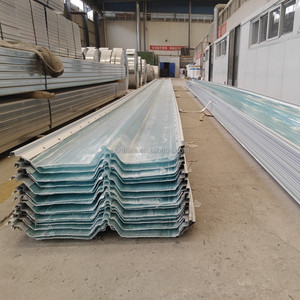Tôle <span class=keywords><strong>de</strong></span> <span class=keywords><strong>toiture</strong></span> FRP double couche <span class=keywords><strong>anti</strong></span>-<span class=keywords><strong>condensation</strong></span> avec bordure en acier et garniture <span class=keywords><strong>de</strong></span> bordure en acier pour éclairage naturel - Product Image 2
