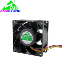 Ventilateur DC 8038 personnalisable de 80 mm d'épaisseur, à haut débit d'air, pour amplificateur, équipement laser, unité de réfrigération