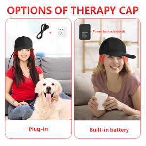 Handheld LED Light Therapy Device Todos 660nm Red Light Therapy Cap 40HZ Pulso Setting Lamp Therapy Hat - Product Image 5