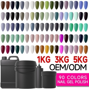 Vernis à ongles gel UV en gros d'usine, 1KG 3KG 5KG, non toxique, échantillon gratuit, OEM/ODM, vernis à ongles gel coloré pour salon - Product Image 1