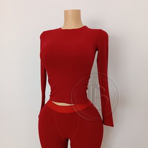 Completo Estivo <span class=keywords><strong>Donna</strong></span> 2026: Nuovo Arrivo Set Due Pezzi con Pantaloncini e Maglia a Maniche Corte, Vestibilità Aderente, Ideale per Ragazze Alte - Tuta Sportiva Estiva - Product Image 5