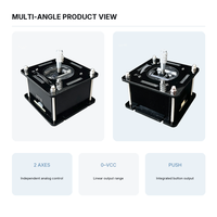 Modul Sensor Joystick Analog Dua Sumbu dengan Tombol Tekan Pengunci Posisi Kembali Tengah untuk Kontrol Robot Arduino