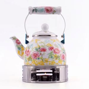 Wholesale Candle Light Holder <b>Teapot</b> Heater Base Stainless Steel Tea Warmer - Product Image 3
