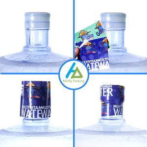 Minfly In Ấn Kỹ Thuật Số Tùy Chỉnh Nhựa PVC PET 5 Gallon Xô Nước Heat Shrink Seal Nhãn Cho Nắp Chai - Product Image 2