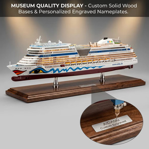 Modellino <span class=keywords><strong>in</strong></span> Resina Artigianale di Nave da Crociera, Edizione da Collezione, Decorazione Nautica di Lusso per Casa e Ufficio, Replica Dettagliata a Forma di Piramide - Product Image 5