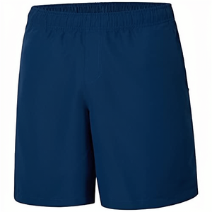Personnalisez vos propres shorts de basket rétro pour hommes, 100 % polyester, tissés, taille mi-haute, séchage rapide - Product Image 1