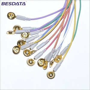 อิเล็กโทรด <span class=keywords><strong>EEG</strong></span> ชุบทองแบบ Neurofeedback ขายดีปี 2022 พร้อมสาย TPU และสายไฟแบบยืดหยุ่นสำหรับเครื่อง <span class=keywords><strong>EEG</strong></span> คลินิกหรือหมวก <span class=keywords><strong>EEG</strong></span> - Product Image 3