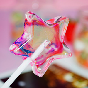 OEM ODM Bonbons durs transparents en forme d'étoile, certifiés Halal, sans sucre, personnalisés et colorés - Product Image 5