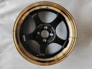 ล้อแม็<span class=keywords><strong>ก</strong></span>ซ์อลูมิเนียมอัลลอยด์ 5 <span class=keywords><strong>ก</strong></span>้าน ขนาด <span class=keywords><strong>17</strong></span> นิ้ว รุ่นทันสมัย PCD4x100 สีดำเคลือบสเปรย์+<span class=keywords><strong>ขอบ</strong></span>สีบรอนซ์ คุณภาพสูง 4 ชิ้น สำหรับ<span class=keywords><strong>รถ</strong></span>ยนต์นั่งส่วนบุคคล - Product Image 5