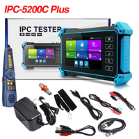 Testeur de Caméras IP et Traceur de Câbles IPC5200C Plus 8MP AHD CVI TVI SDI CVBS Écran Tactile IPS 5 Pouces WiFi PoE Vidéo Étanche IP54