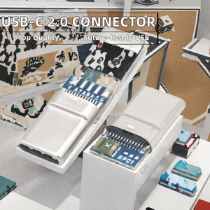 ขั้วต่อ USB-C แบบตัวผู้ พร้อมแผงวงจร PCB แบบขั้วต่อสกรู รองรับกระแสไฟ 15A แรงดันไฟฟ้า 220V ติดตั้งง่าย - Product Image 2