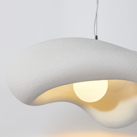Lampe à suspension moderne en ciment de style simple Éclairage nordique Wabi Sabi pour hôtels Style de décoration artistique Style à la mode