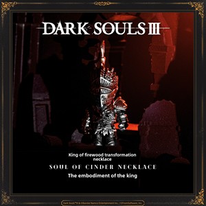 Collar con Colgante del Rey de Dark Souls III, Joyería de Plata 925, Estilo Gótico Clásico, Cadena de Bambú, Producto Oficial en Stock - Product Image 2
