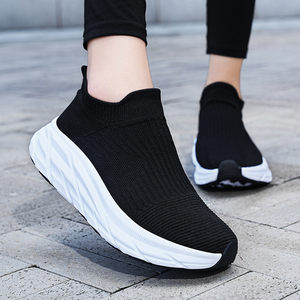 Zapatos Tipo Calcetín de Color Sólido, Suela Suave, Ligeros, Unisex, Suela Gruesa, Transpirables, Antideslizantes, Casuales, Deportivos, para Correr, Caminar, Verano, Primavera - Product Image 6