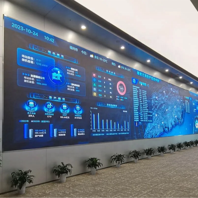 Fine Pitch Mini Micro P0.4 P0.7 P0.9 P1.2 COB Indoor LED Display for Retail Store & Shopping Mall CE Certified