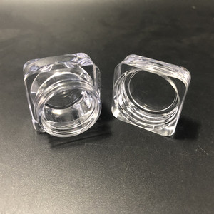 5G Vuông PS Acrylic Mỹ Phẩm Trong Suốt Nhựa Mặt Kem <span class=keywords><strong>Jar</strong></span>, Nhựa Mắt Kem <span class=keywords><strong>Jar</strong></span> Bóng Mắt Trang Điểm <span class=keywords><strong>Jar</strong></span> - Product Image 3