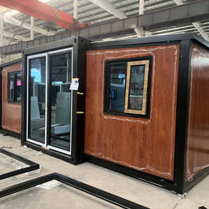 Estructura de acero, prefabricada, plegable, expandible, casa contenedor móvil, 2 dormitorios, fabricante - Product Image 1