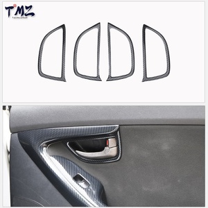 28 Pcs Full Set Black Carbon Fiber Texture Interior Trim Kit Plastic Dashboard Decor Covers for Elantra 2012-2016 Left Hand - Product Image 5
