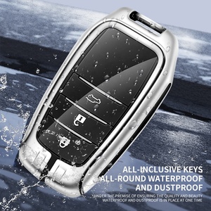 Funda de cuero de aleación de Zinc para llave de coche, venta directa de fábrica, para Toyota Rav4, Corolla, Hilux, Fortuner, Land Cruiser 200, Camry, <span class=keywords><strong>Sienna</strong></span> - Product Image 3