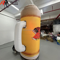 Gobelet à bière gonflable géant personnalisé pour les festivals de musique, la publicité sur scène, les événements promotionnels, la décoration