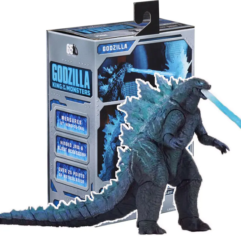 2 hands to do the king of monsters version 2019 movie nuclear injection energy dinosaurs moving model doll NECA