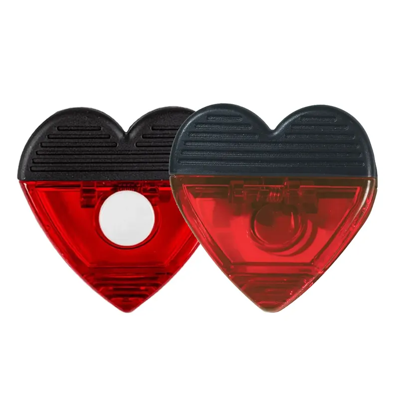 OEM Custom Logo Plastic Magnetic Memo Heart Clip Refrigerator Magnet Clip Paper Clip