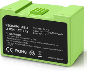 <span class=keywords><strong>Batterie</strong></span> de remplacement au lithium-ion pour <span class=keywords><strong>IRobot</strong></span> Roomba <span class=keywords><strong>I7</strong></span> I8 E5 7150 7550 E5150 E5152 ISeries de <span class=keywords><strong>IRobot</strong></span> - Product Image 1